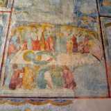 Tra gli episodi mariani a spiccare � la centrale dormitio virginis (il sonno della vergine). La Madonna distesa nei suoi candidi abiti e con le braccia incrociate � attorniata da uno stuolo di santi nella parte superiore e sorretta da quelli che sembrano paggi inginocchiati